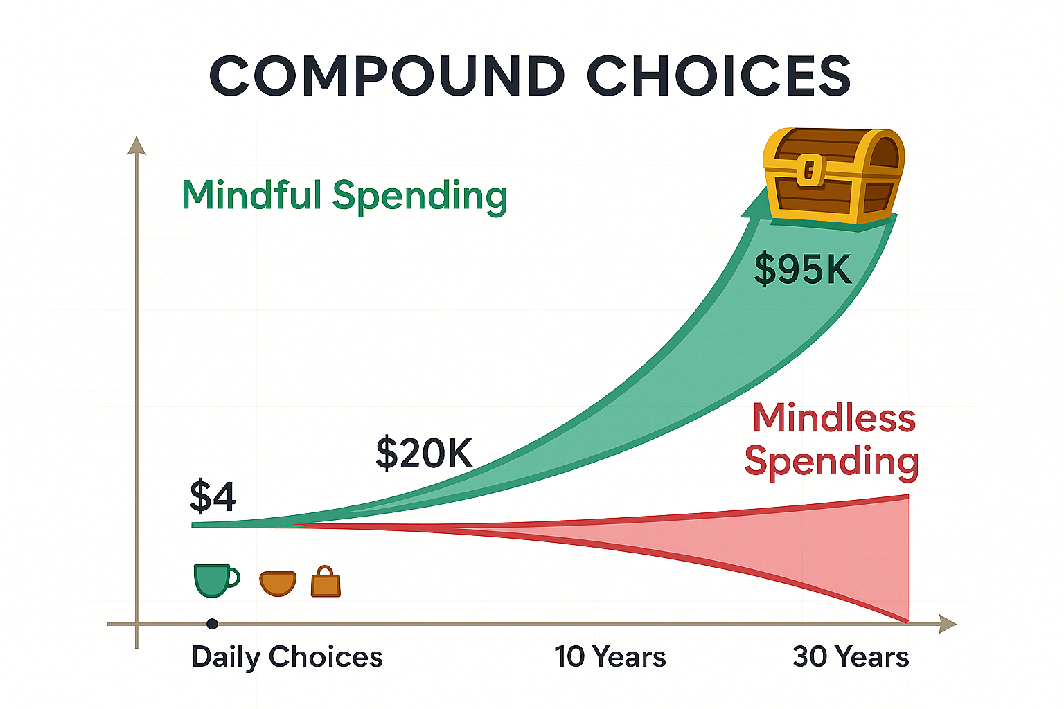 The compound effect of small financial choices